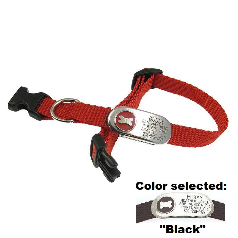 Jewelry ID Collar - Bone, - Lucky Pet